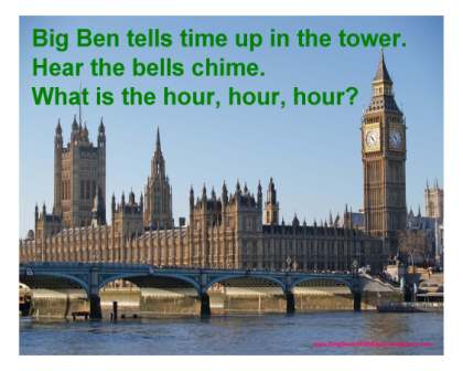 big ben tells time