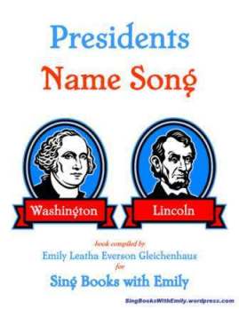 Presidents Name Song - cover only 2