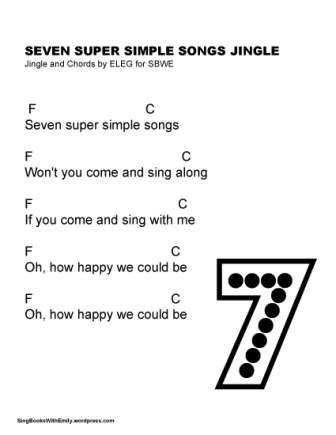 Seven Super Simple Songs Jingle, an Illustrated Jingle by ELEG for SBWE |  Sing Books with Emily, the Blog